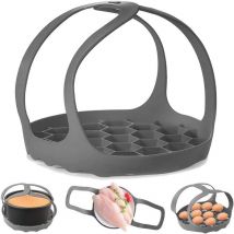 Autocuiseur Sling, Silicone Sling Bakeware 6Qt/8Qt Instantané Pot/Multi-Fonction Cooker Anti-échaudage Ustensiles de Cuisson à Vapeur Lifter Rack,