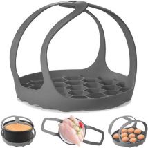 Autocuiseur Sling, Silicone Sling Bakeware 6Qt/8Qt Instantané Pot/Multi-Fonction Cooker Anti-échaudage Ustensiles de Cuisson à Vapeur Lifter Rack,