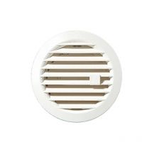 Autogyre - Grille ronde réglable.mousti. à clipser 0-48cm² d.97mm blanc