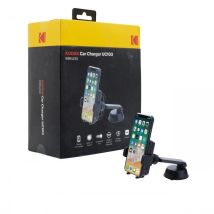 KODAK – 5W induktives Autoladegerät Windschutzscheibenhalterung – verstellbare Halterungslänge – Kunststoff – kompatibel mit induktiv ladenden 