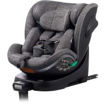 Autokindersitz - Babyauto - Scudda Grey Dobby - Von Der Geburt Bis 12 Jahre - 0-36 Kg - I-size - Isofix - 360° Drehbar - Ece R129