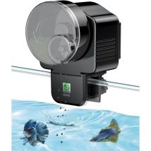 Automatic Aquarium Feeder Automatic Vacation Timer for Aquarium 60ML Adjustable Fish Food Dispenser Battery Operated (Batteries Not Included)