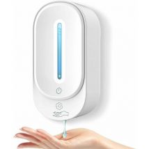 Automatic Soap Dispenser, 350ml Soap Dispenser for Wall Mount Touchless Gel Dispenser with Infrared Sensor (White)