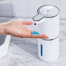 Jalleria - Automatic Soap Dispenser, 380 ml, Electric Wall Mounting, Non-Contact Automatic Soap Dispenser, usb Rechargeable with Infrared Motion