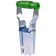 Rekord - Automatik Blumenzwiebelpflanzer mit Skala verchromt Zwiebelpflanzer Pflanzhilfe