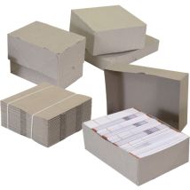 Transpak - Automatikkarton 1-wellig Maße 320x220x160mm A4 Qualität 1.20 b braun Fefco 0711