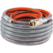 Grau Druckluftschlauch mit automatischen Verbindungen Ribitech 10m