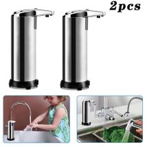 Automatischer Seifenspender Fürs Badezimmer Mit Infrarotsensor Und Wasserdichtem, Berührungslosem Sockel – 2er-pack –