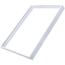 Europalamp - Automatisches Aufputz- für LED-Fliese 60 60 cm alu weiß lackiert