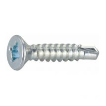 Vis tôle Rifix Autoperceuse - Tête fraisée - Acier zingué - 4,8 x 32 mm - Boîte de 500