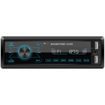 Autoradio 1 Din autoradio MP3 Lecteur de Musique Prise en Charge Bluetooth USB TF AUX FM Appel Mains Libres écran Tactile