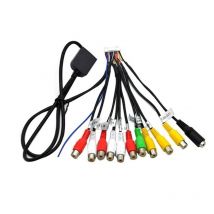 SNQ - Autoradio-RCA-Ausgangskabel-Adapter Aux-In Subwoofer/Verstärker 3,5 mm 20-poliger Kabelbaum Head Unit