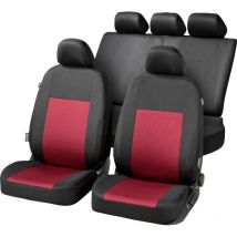 Autositzbezug-Set Belmont schwarz-rot - Carcomfort