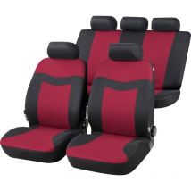 Walser Autositzbezug Rockford rot 11-teilig Sitzbezug