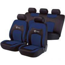 Walser - Autositzbezug rs Racing 2VS 2tlg 5NS 1RS 5tlg Coll. Basic Zipp-It - blau