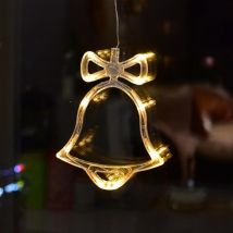 Autre décoration pour Noël,Décoration de Noël LED Lumière Arbre de Noël Accessoires Boutique Verre Autocollant Scène Décoration Ambiance Fenêtre