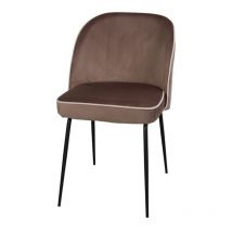AUTRES Chaise tapissée avec un style Mid Century - modèle 005 - marron