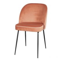 AUTRES Chaise tapissée avec un style Mid Century - modèle 005 - pêche