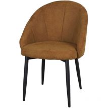 AUTRES Chaise tapissée avec un style Mid Century - modèle 006 - moutarde