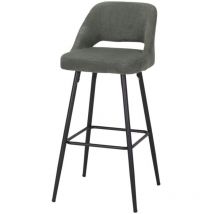 AUTRES Tabouret haut tapissé avec un style Mid Century - modèle 066 - vert