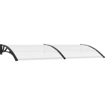 Auvent de porte 240 x 100 cm pc