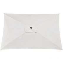 Sjlerst - Auvent de Remplacement pour Parasol de Terrasse Toile de rechange pour parasol d'extérieur Épais et résistant pour extérieur Blanc