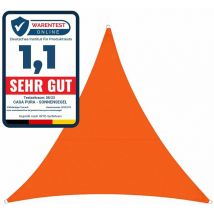 Casa Pura - Voile d'Ombrage Hydrofuge, Résistant aux Intempéries, Orange 3,6 x 3,6 x 5,1 m