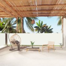 Nineclouds - inlife Auvent latéral rétractable Crème 140x1000 cm