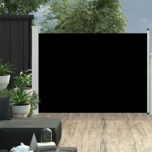 FIMEI Auvent latéral rétractable de patio 100x500 cm Noir
