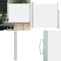 Vidaxl - Auvent latéral rétractable de patio 170x300 cm Crème - Parasol - Auvent De Terrasse - Écran Solaire - Protection Solaire - Intimité Terrasse