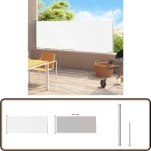 Vidaxl - Auvent latéral rétractable de patio 220x500 cm Crème - Store Latéral - Auvent De Terrasse - Parasol - Écran Solaire - Protection Solaire