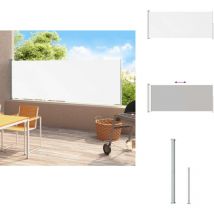 Vidaxl - Auvent latéral rétractable de patio 220x500 cm Crème - Store Latéral - Auvent De Terrasse - Parasol - Écran Solaire - Protection Solaire