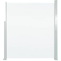 Inlife Auvent latéral rétractable de patio 160x300 cm Crème