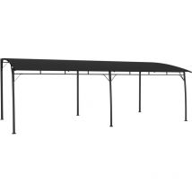 Bonnevie - Auvent pare-soleil de jardin - Auvent de jardin Soleil imperméable 6x3x2,55 m Anthracite BV391813