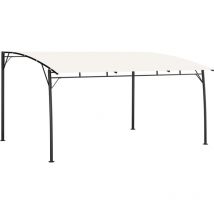 Auvent pare-soleil de jardin, Store banne 4x3x2, 55 m Crème OWV92892 DESIGN IN