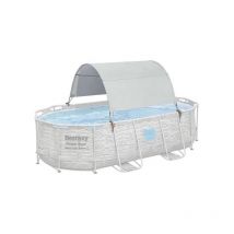 Auvent pour piscine ovale et rectangulaire - Bestway
