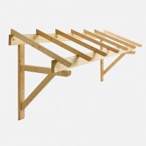 Kordo - Auvent pour porte de garage ou porte fenêtre 310 cm