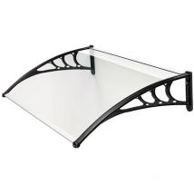 Emmevi Mv S.p.a. - Auvent Toit Modulaire Externe Porte d'Entrée Transparent Modulaire Couverture De Toit Polycarbonate - 150x100 Cm