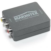 MARMITEK Marmitek Connect AH31 - 1080p,720p - NTSC,PAL - Noir - Composite + RCA - HDMI - 100 - 240 V (08264)