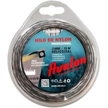 Avalon - Filo Elicoidale In Nylon Universale Per Decespugliatore E Tosaerba (2 Mm X 15 M)