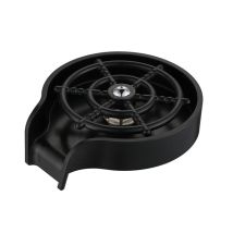 Decdeal - Avec Vidéo] Barre De Type Presse Lave-gobelet Automatique En Verre Évier De Cuisine Lave-gobelet Abs + Matériau En Acier Inoxydable Avec 