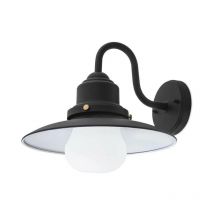 Leds-c4 - Forlight Avenue - 1 Light Outdoor Dome Wall Light Black IP44