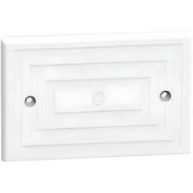 Plaque aveugle 3 modules Arnocanali 83,5mm Blanc 503C.3