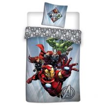 Avengers Bettwäsche-Set 140x200 cm Microfaser Bettbezug & Kissenbezug