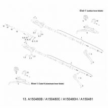 Avid - Discrete Bar Clamp/Bolt Elixir 9/7/CR Mag/X0/XX (Stainless T25 Bolt) Black - A150480B