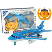 Avion télécommandé Bleu Télécommande 40 Mhz Lumières