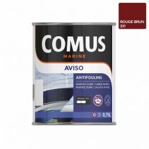 Aviso nb rouge 0,75 l - Peinture antifouling à matrice dure pour bateaux rapides Comus marine