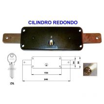 AVL - Cerradura 8011-A hp Cilindro Redondo para Persianas
