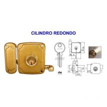 Cerradura 8125- 80 hp sobreponer izqda. c-redondo 50 mm - AVL