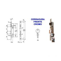 Cerradura 8805 l-30 frente cromo cilindro pera cerradura 8805 l-30 frente cromo cilindro pera - AVL